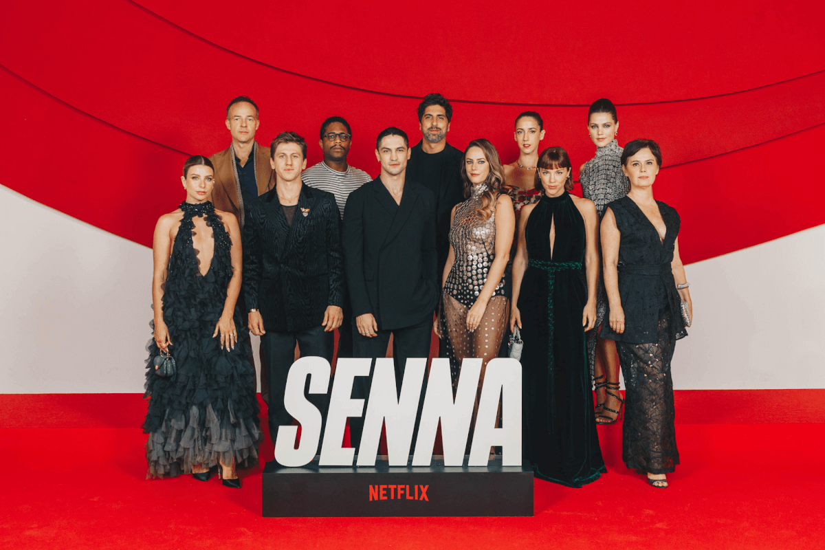 Série “Senna” tem première em São Paulo com elenco e Viviane Senna