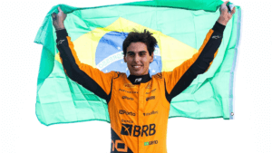 Gabriel Bortoleto é campeão da Fórmula 2 após vice-líder travar na largada