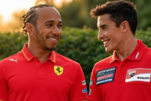 Hamilton compartilha atualização "poderosa" sobre a Ferrari no LinkedIn